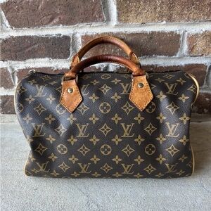 Louis Vuitton Brown Monogram Satchel
